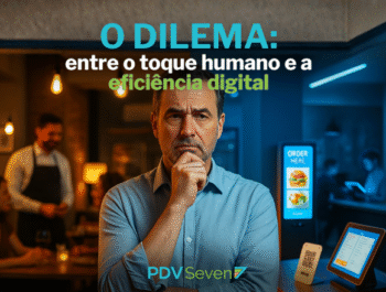 Dono de restaurante equilibrando experiência e eficiência com tecnologia