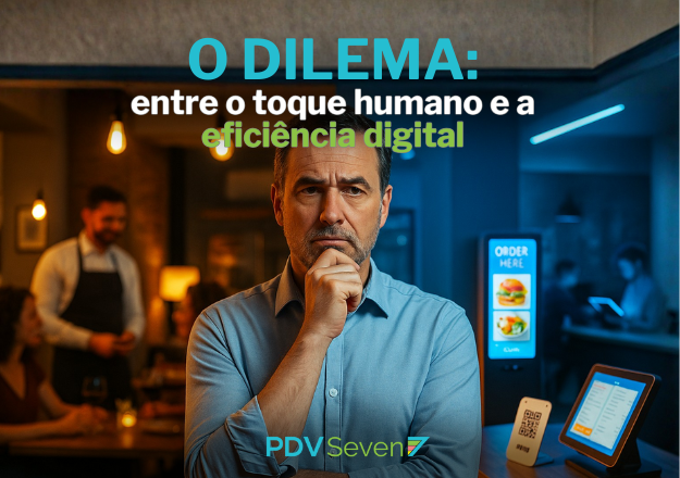 Dono de restaurante equilibrando experiência e eficiência com tecnologia
